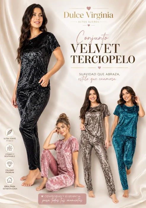 Pijama de Velvet Terciopelo