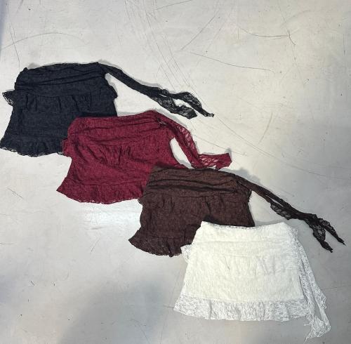 8311 Mini de Encaje con Volados