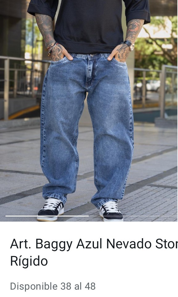 Jeans Rígido Baggy - Imagen 2