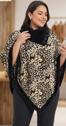 Ponchos Polar con Piel - Miniatura 2