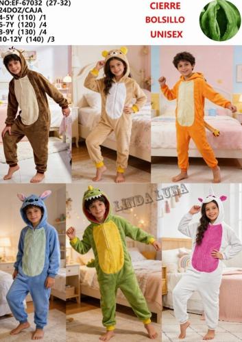 Pijama Personaje de Niños