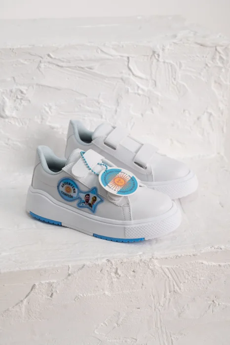 Zapatilla Afa Selección Argentina Infantil Nene Argentino Nena Velcro y Abrojo