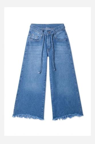 Jean Wide Leg para Niñas Azul | 03 - Miniatura 2
