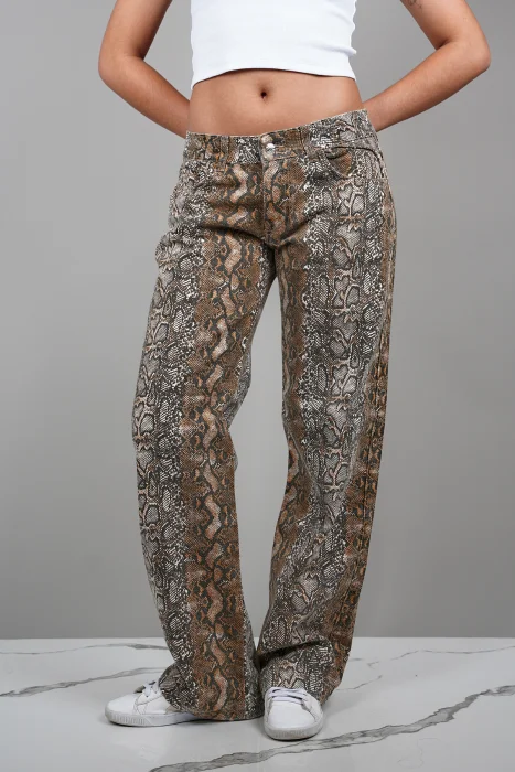 Wide Leg Snake Tiro bajo