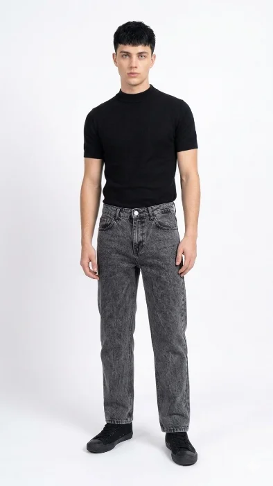 Jean Recto Hombre Pantalon Clásico Denim Caballero Mayoristas Hotsale 2000's Moda