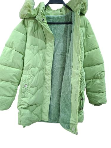 Campera con Piel Largo de Dama - Miniatura 3