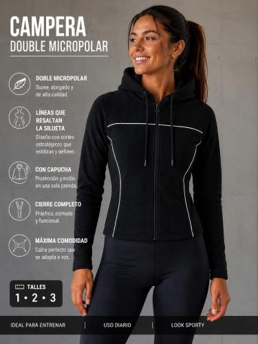 Camperas Doble Micro Polar