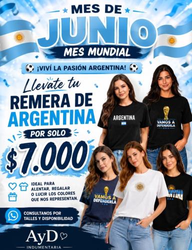 Remeras Argentina