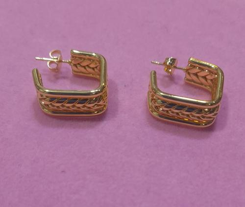 Aritos Dorado de Acero Quirúrgico