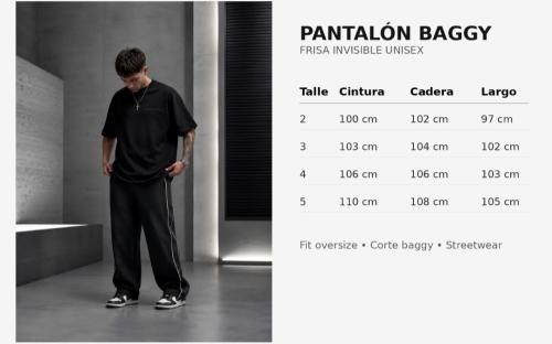 Pantalón Baggy Frisa Invisible - Miniatura 3