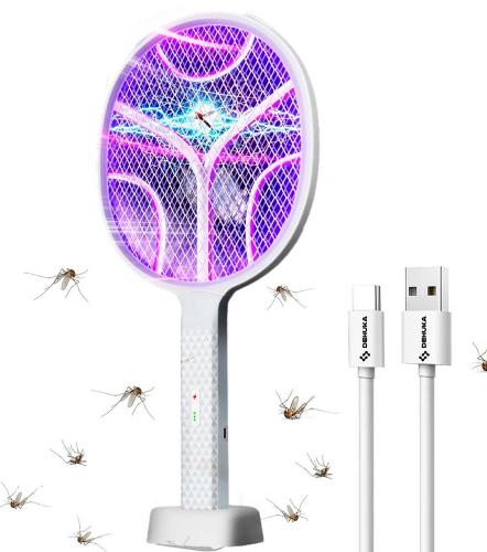 Raqueta Mata Mosquitos Recargable 52cm