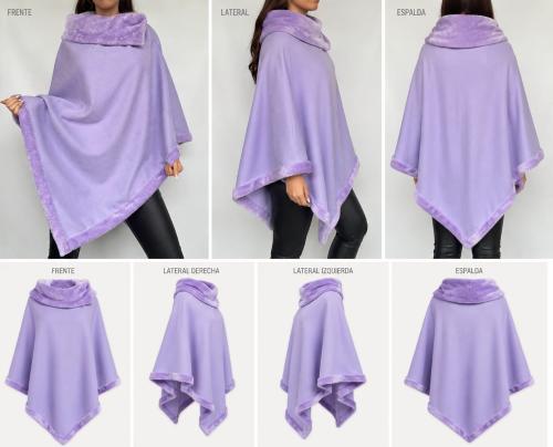 Ponchos de Darlon con Piel - Miniatura 4