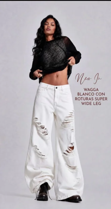 Pantalón Super Wide Leg Tiro Alto