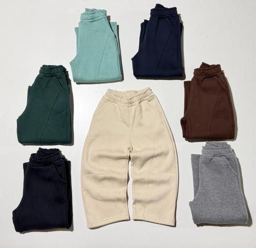 Pantalón Baggy Frizado Algodón Peinado - Miniatura 2