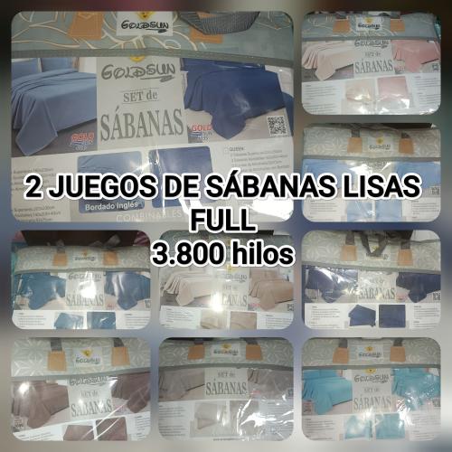 Sábanas Lisas 2en1. Queen, Full y Twin - Miniatura 2
