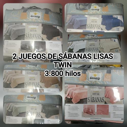 Sábanas Lisas 2en1. Queen, Full y Twin - Miniatura 3