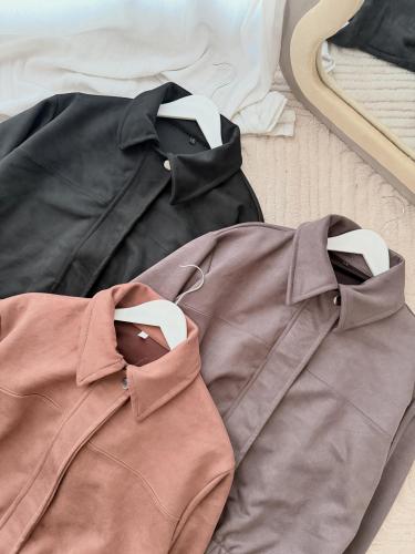 Campera Bomber Gamuzada - Miniatura 2