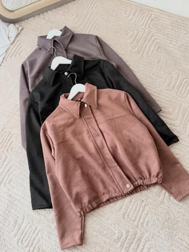 Campera Bomber Gamuzada - Miniatura 3