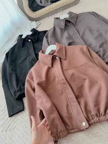 Campera Bomber Gamuzada - Miniatura 4