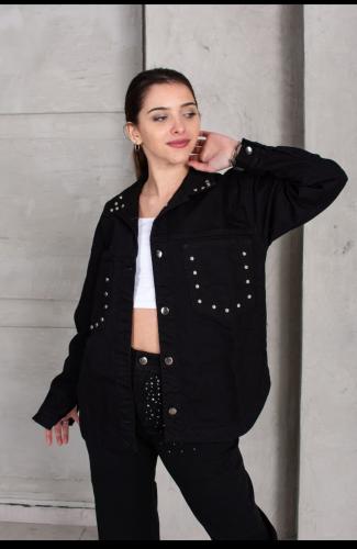 Camisaco Oversized con Tachas - Miniatura 3
