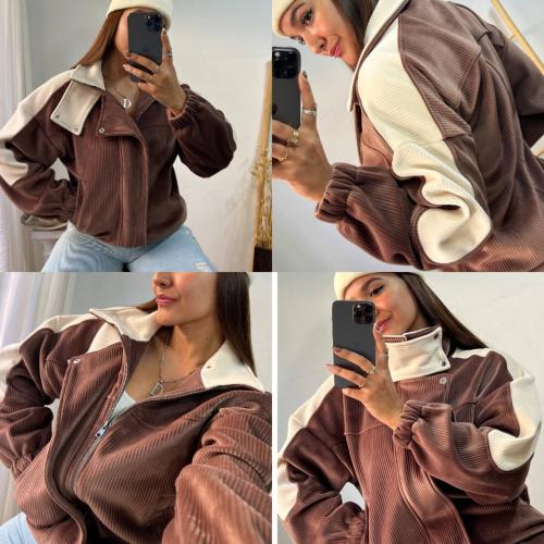 Campera Over Combinada Morley Plush Elastizado Premium