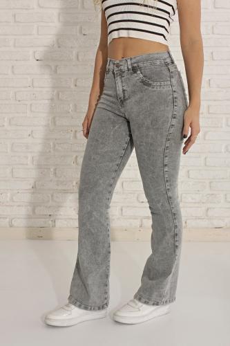 Oxford Gray (ceniza) Elastizado Tiro Alto - Miniatura 7