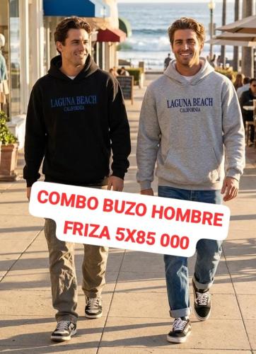 Buzo Hombre Frisa Invisible