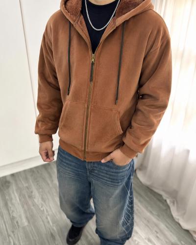 Campera Plush con Corderito