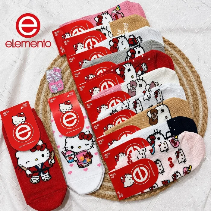 Soquetes Elemento Hello Kitty de Dama - Lencería Micatu
