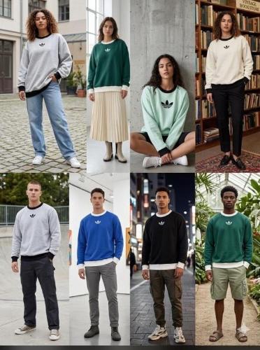 Buzos Adidas Frizados y  Convinados