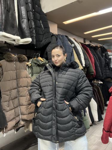 Tapado Damasia Plus Size con Piel I Importado