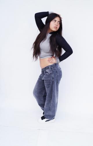 Baggy Gris Nevado Hebilla Teens - Miniatura 7