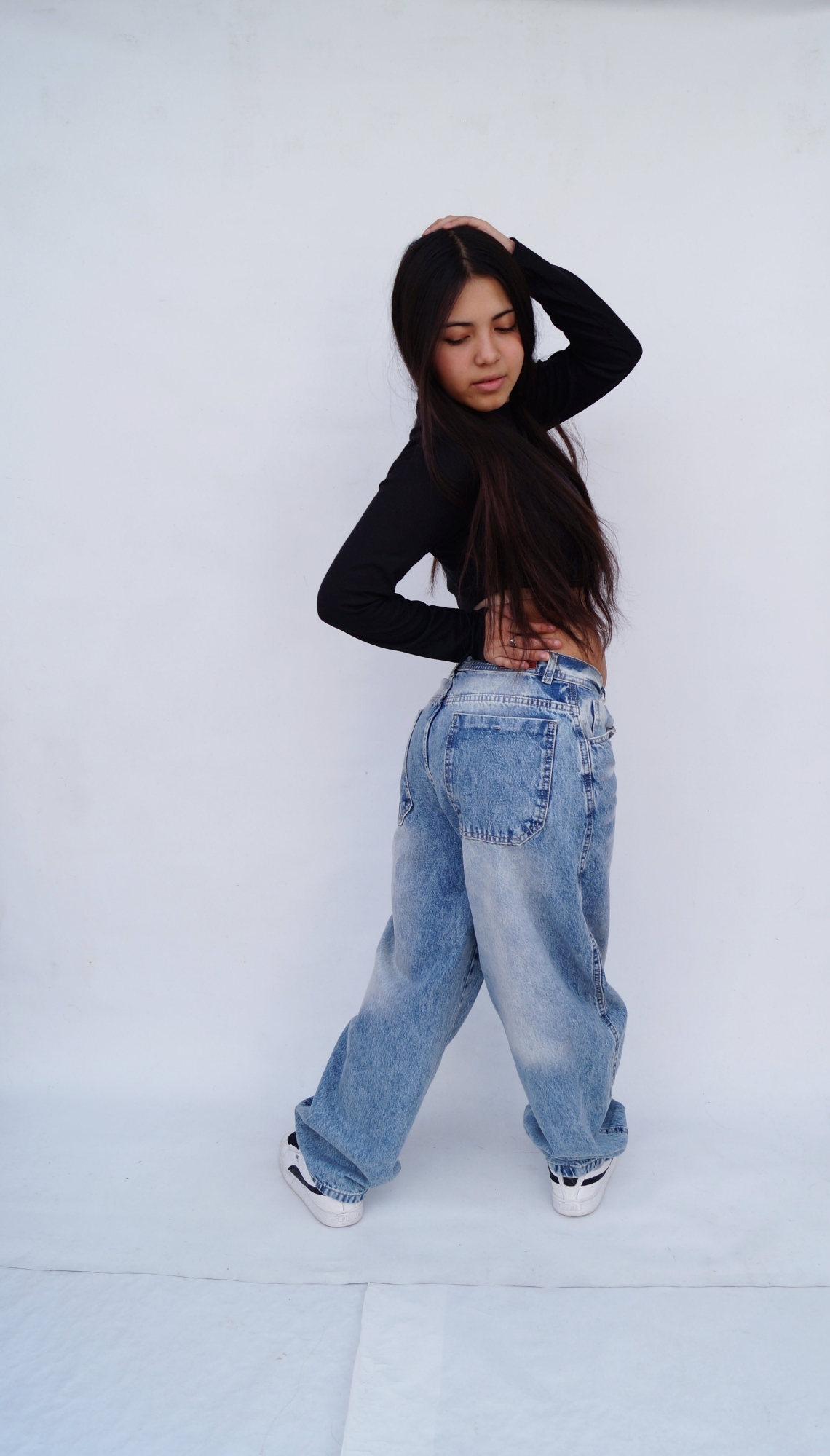 Baggy Celeste Óxido Teens - Imagen 3