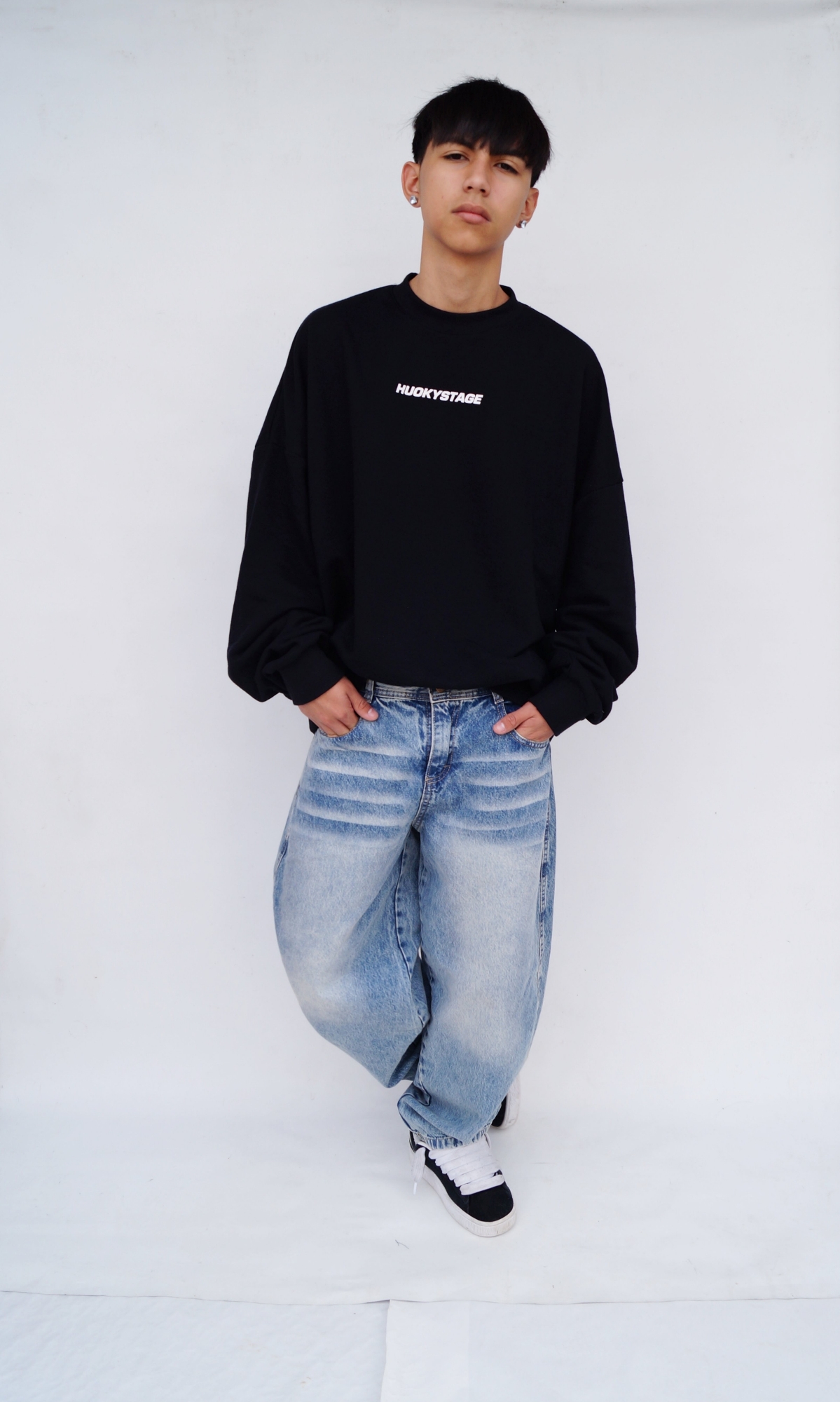 Baggy Celeste Óxido Teens - Imagen 8