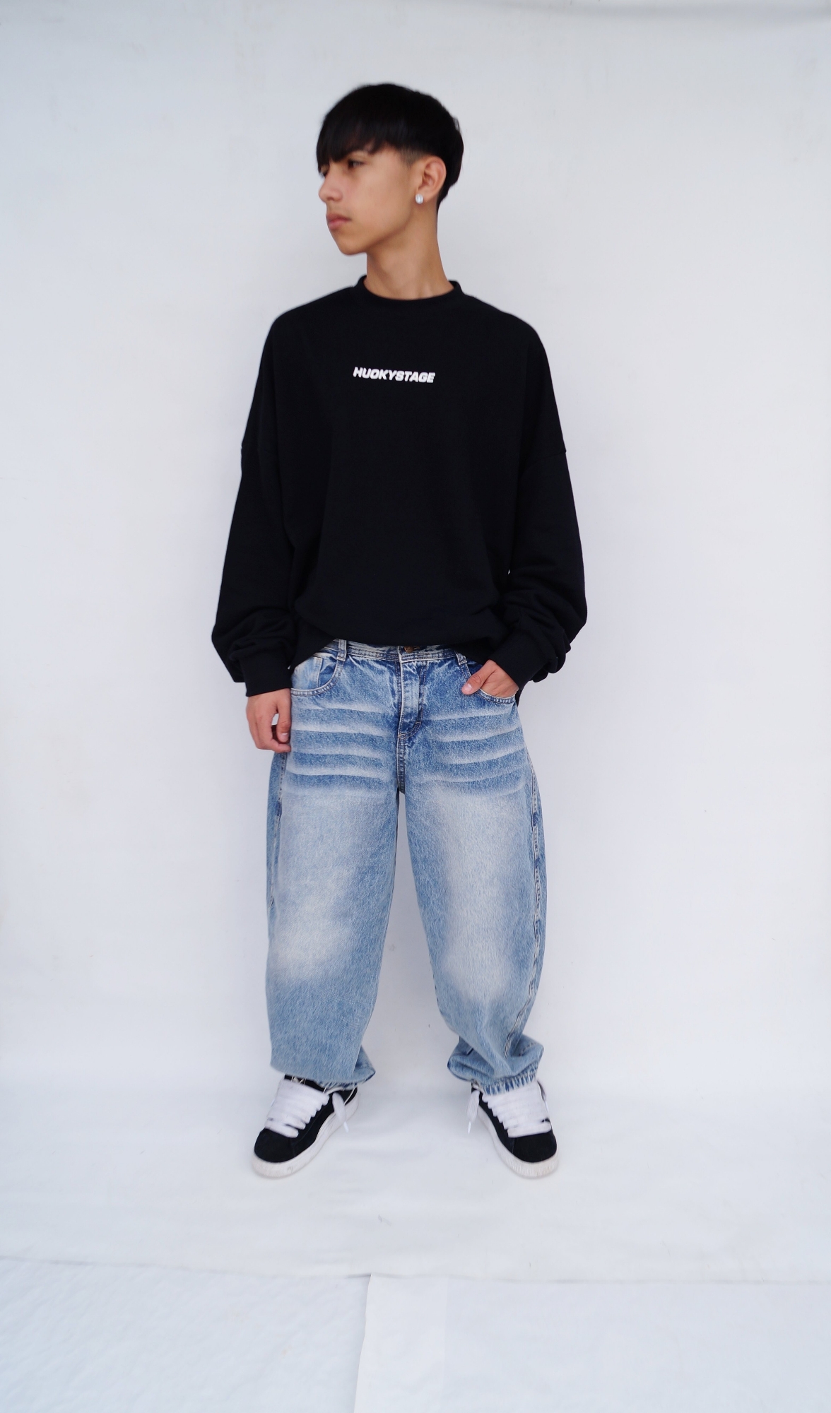 Baggy Celeste Óxido Teens - Imagen 9