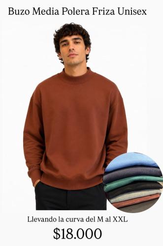 Buzo Media Polera