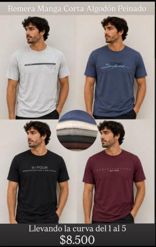 Remera Manga Corta