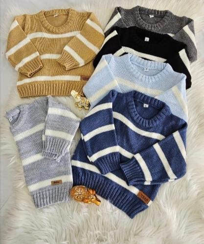 Sweater Acrílico Bebé Art: Rayado