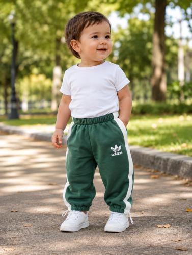 Pantalon Baggy de Bebé Frisa Peinada con Regulador - Miniatura 2