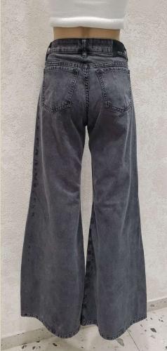 Pantalon Reptil Negro Super Wide Leg - Miniatura 3