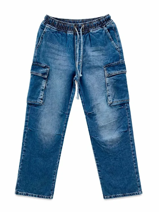 Pantalón  Jean Baggy Cargo