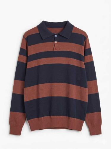 Suéter con Cuello Camisa - Miniatura 3