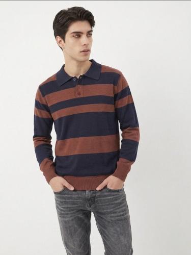 Suéter con Cuello Camisa - Miniatura 6
