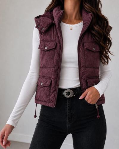 Chaleco Puff Hhp con Piel - Miniatura 3