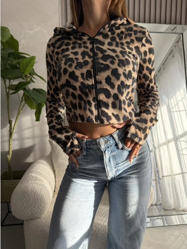 Campera Animal Print con Dedal