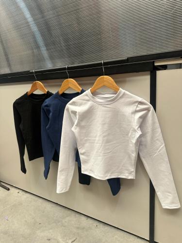 Camiseta Básica Algodón con Lycra Peinado - Miniatura 3
