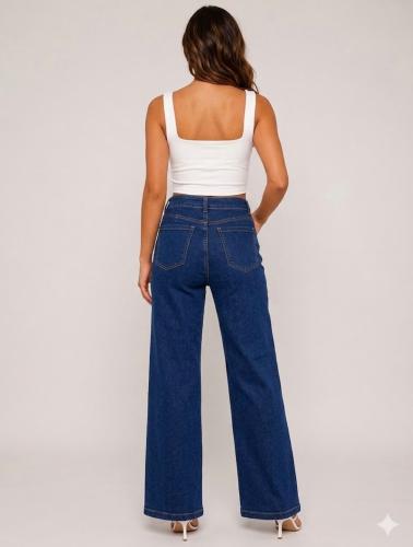 Jeans Wide Leg Elastizado - Miniatura 2