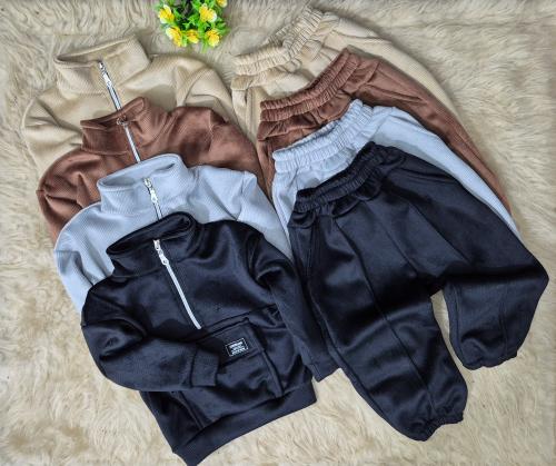 Conjunto Mateo Oversize Wafle Plush con Micropolar