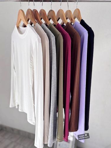 Camiseta Básico Modal - Miniatura 3