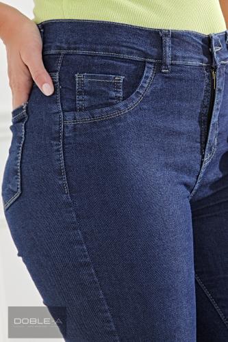 Pantalón Azul Stone Clásico! Elastizado - Miniatura 7